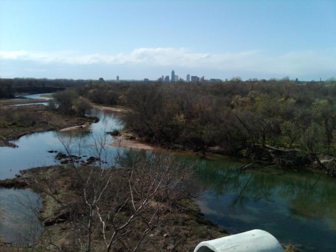 Austin in the distance.