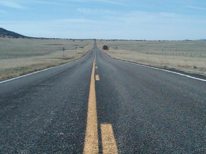 straight road