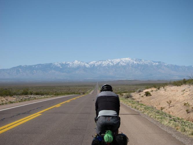 mountains in the distance