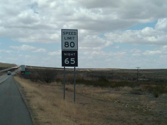 speed limit 80 mph