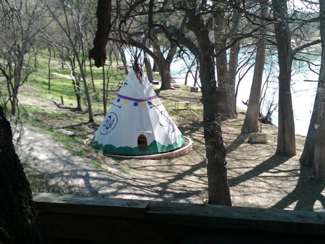 Teepee campground we rode by.