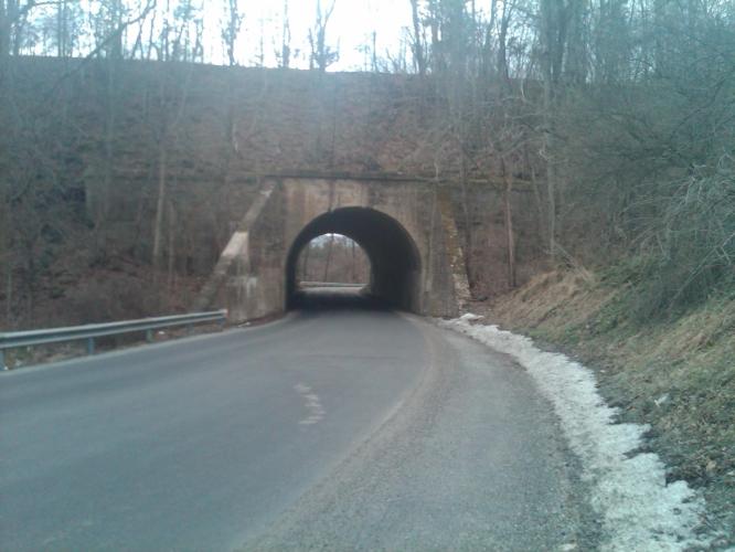 Neat little tunnel. There was a second one later on in the ride, but I didn't take another picture.